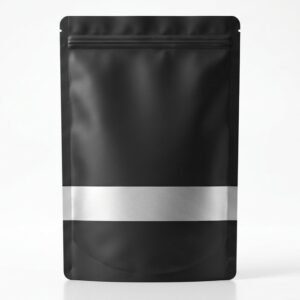 Black Aluminum Plastic Ziplock Bag